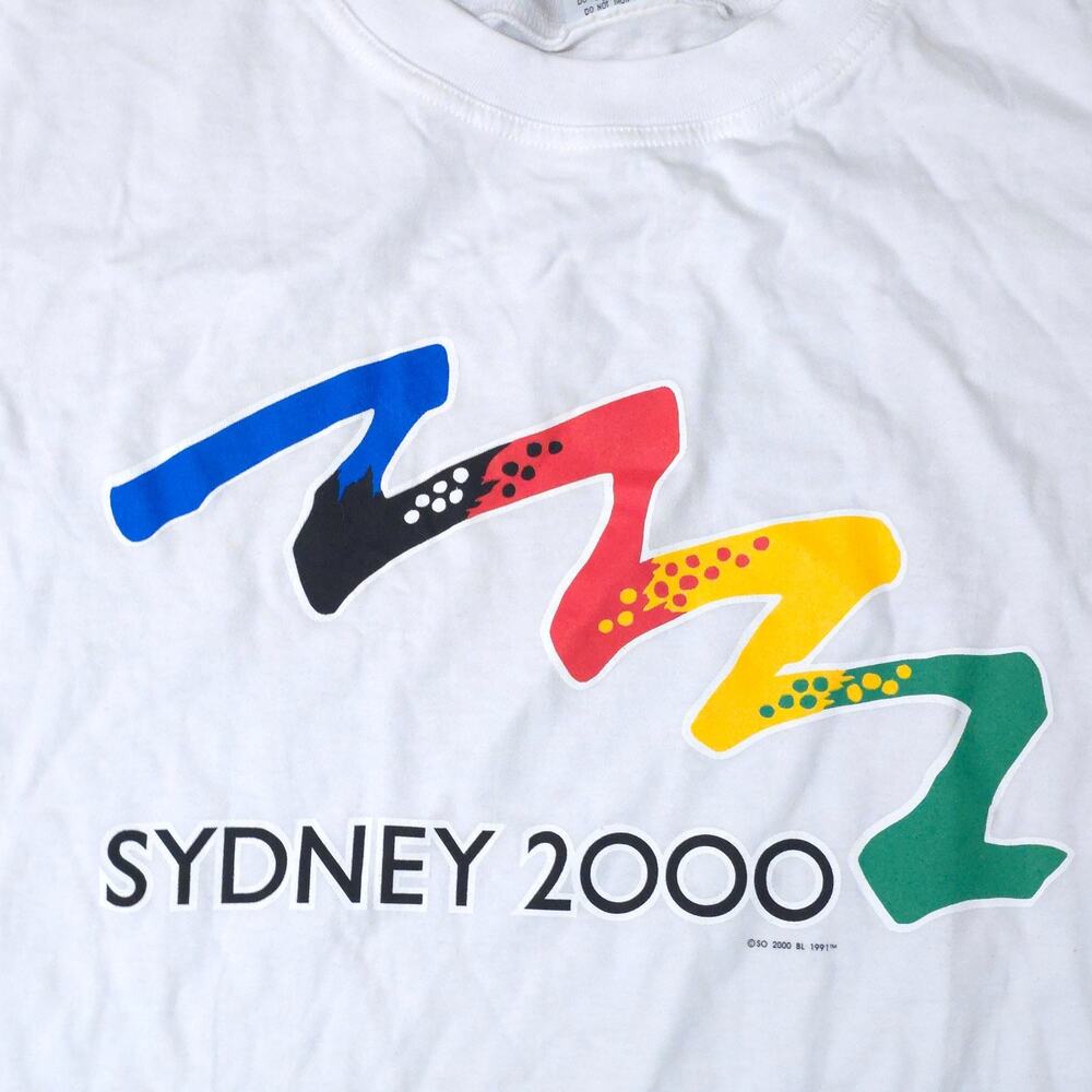 New Vintage Sydney 2000 Olympics T Shirt XXL Australian Made NWT 1997 Logo - Picture 5 of 13